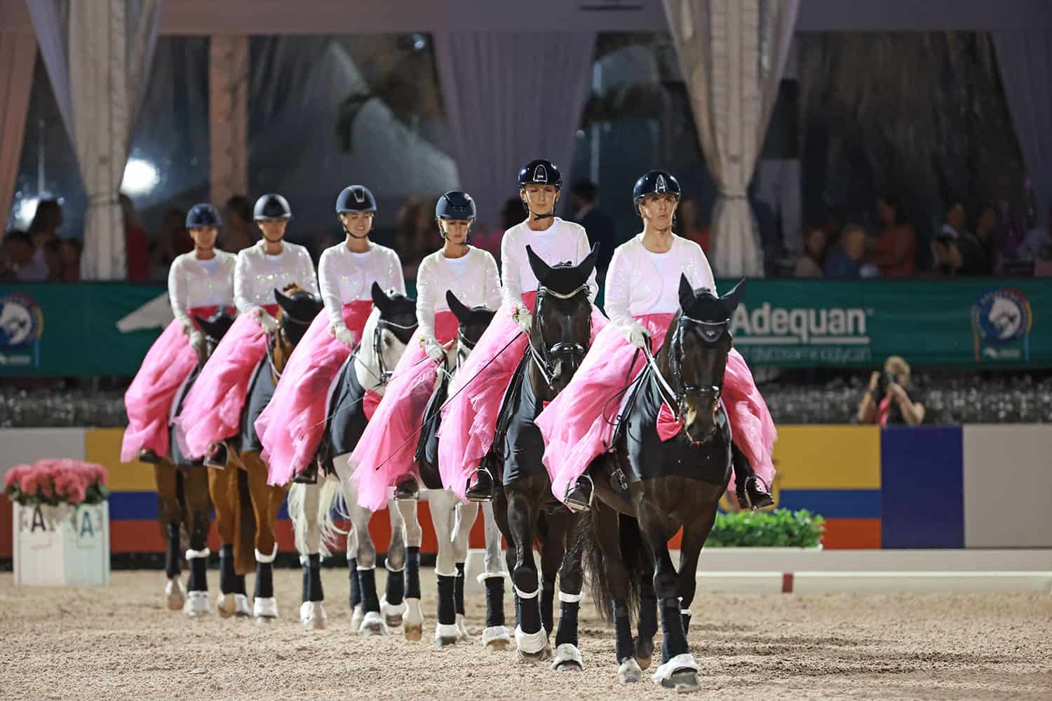 2023 quadrille performed by Team Wright Dressage